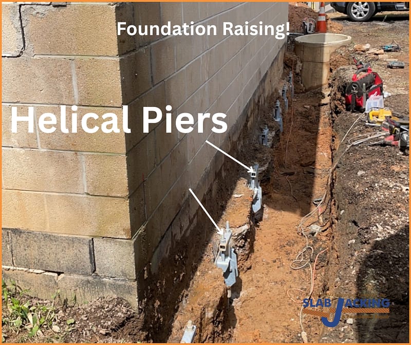 Commercial Helical Pier Installation | Baltimore, MD