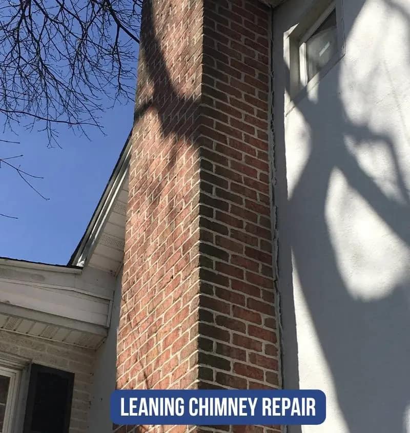 Leaning Chimney Repair